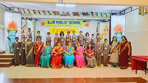 SJR Public School hosts English extempore contest