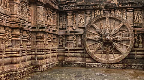 Where stone chariot races the sun