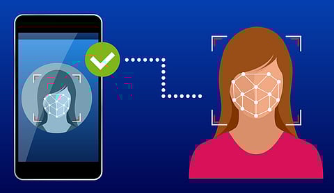 How does facial recognition unlock your phone?