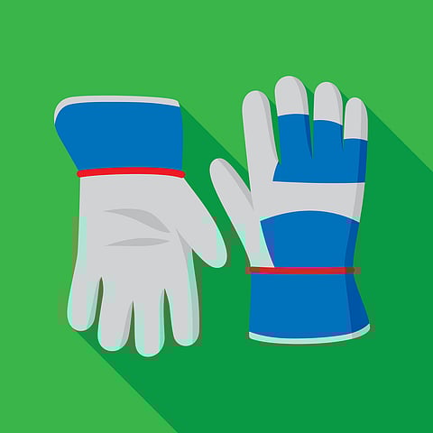 Wrap your hands around glove idioms
