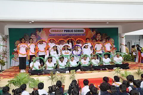 Embassy Public School celebrates with unity and pride
