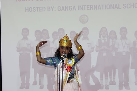 Ganga Int'l School organises ICSE poetry recitation contest