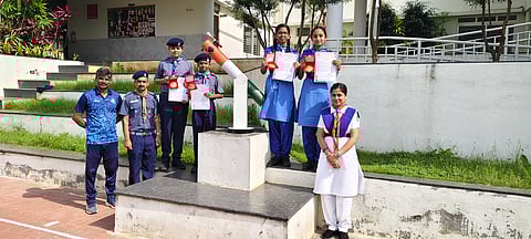 Students of Bunts’ Sangha set record at telescope-making camp