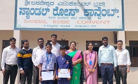 Sandal Rose Convent students win district-level quiz competition