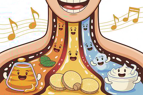 How certain foods make your voice smoother