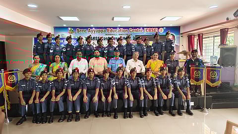 Sree Ayyappa Education Centre NCC group observes NCC Day