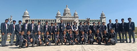 Honeywell International School students visit Suvarna Soudha