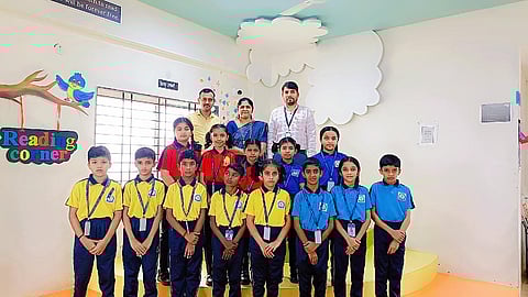 Academic Heights Public School conducts Kannada quiz activities