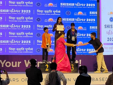 Sri Sri Ravishankar Vidya Mandir students shine at Shishir Utsav