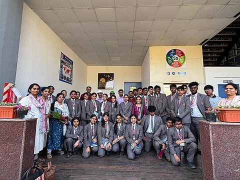 SJR Public School organises industrial visit for class 11 students