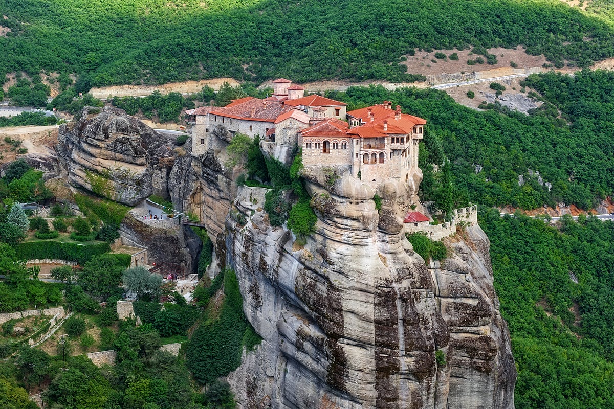 Why Meteora monasteries sit atop Greece's towering rock pillars