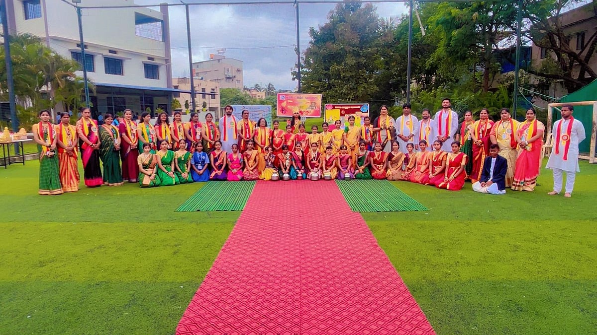 KSR CBSE School celebrates Karnataka Rajyotsava