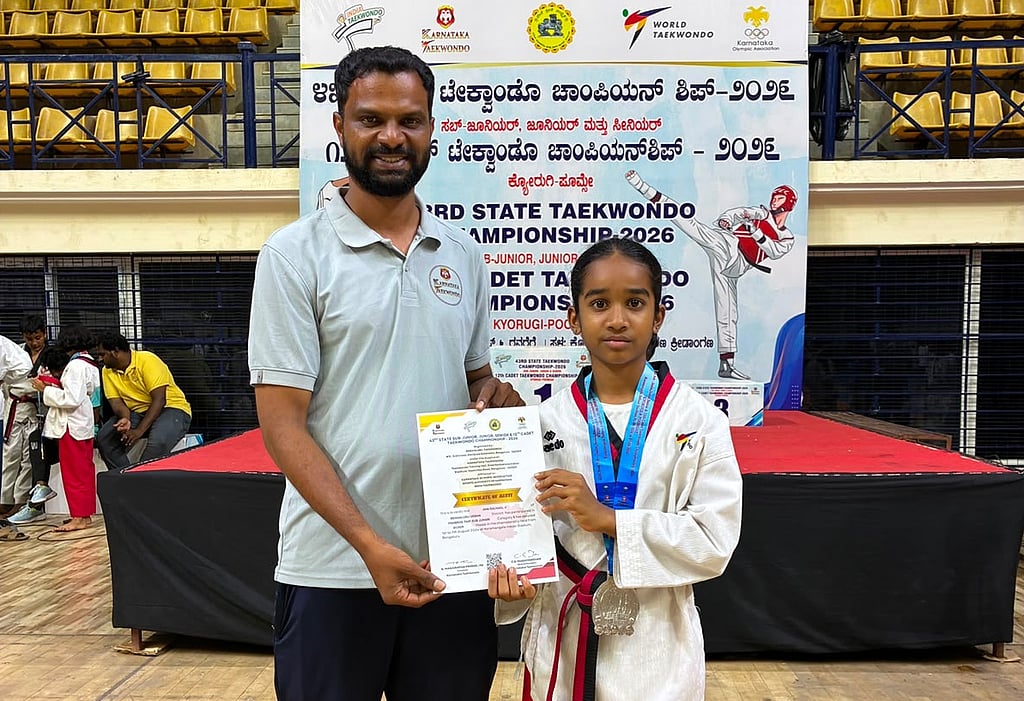 St. Michael’s CMI High School student wins taekwondo silver