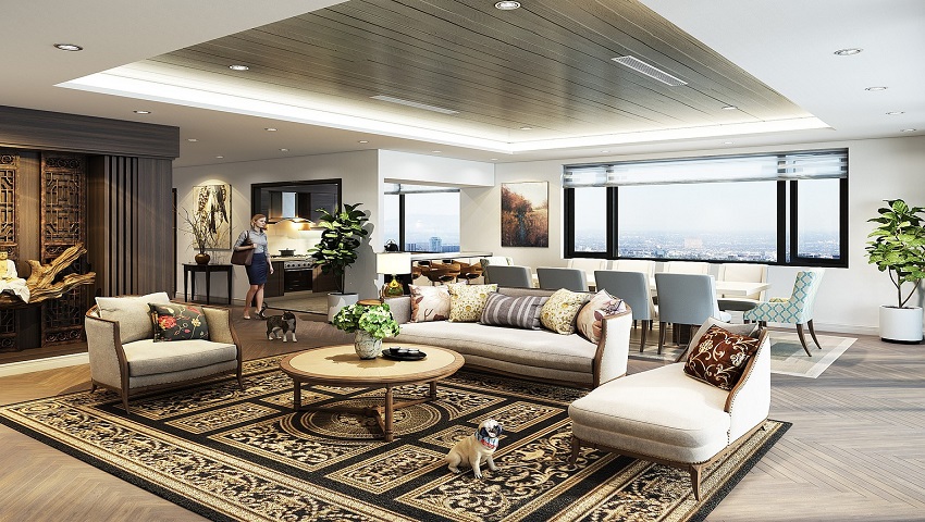 Carpets make a bold statement in living spaces 