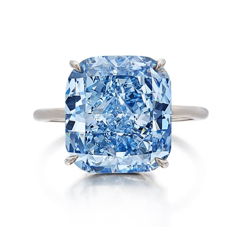 Sotheby’s to Auction the Ultra-Rare ‘Mediterranean Blue’ Diamond in Geneva for an Estimated $20 Million