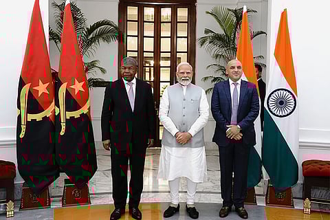 KGK Group MD Meets Indian PM and Angolan President in Key Diplomatic Exchange