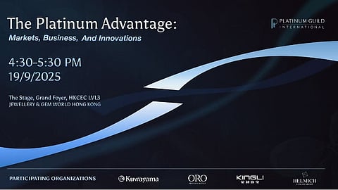PGI Champions Platinum at Jewellery & Gem WORLD Hong Kong 2025