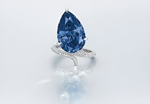 Mellon Blue Diamond Fetches $25.6 Million at Christie’s Geneva Auction