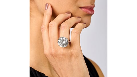 26.36-carat white diamond sells for £1.009 million at Elmwood’s London auction