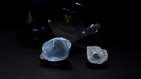 Lucara Recovers 37-Carat Blue Diamond from Karowe Mine