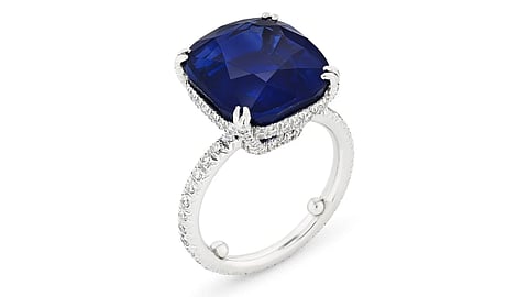 Christie’s to Auction 15.49ct Kashmir Sapphire Ring in New York