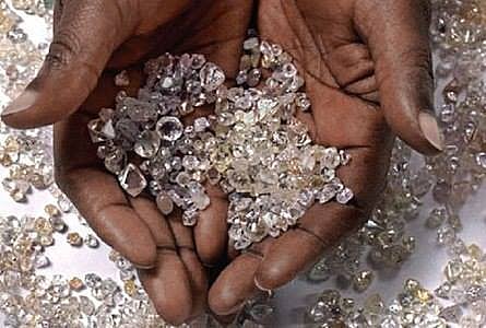 Angola produced a record 8,837,414 million carats of diamonds in 2015