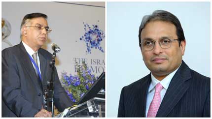 Praveenshankar Pandya (l) and Russell Mehta (r)