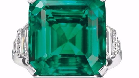 Rockefeller Emerald is top lot at Christie’s live auction of Magnificent Jewels