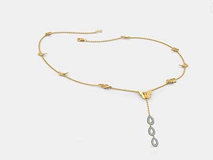 THE SOARING LOVE NECKLACE, BLUESTONE