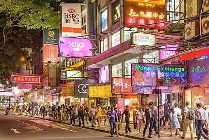 Retail sales in Hong Kong increased by 15.7 per cent in the first two months