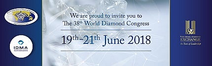 38th World Diamond Congress to Highlight the Role of Technology in Advancing the Diamond Industry