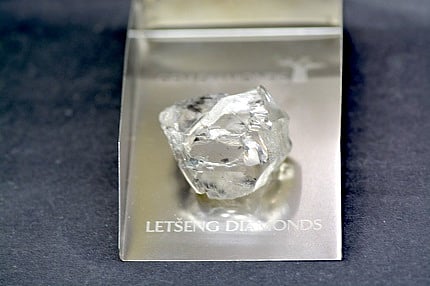 Gem Diamonds Recovers Ninth Diamond Over 100 Carats from Letšeng