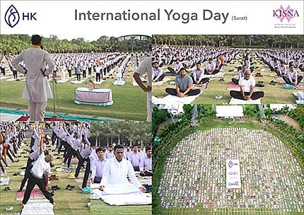 Hari Krishna Group hosts International Yoga Day