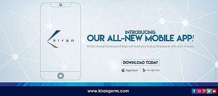 Kiran Gems Introduces its All-New Mobile App