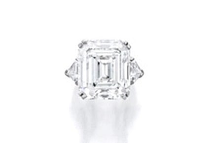 18.04-carats Emerald-Cut Diamond Ring Sold For $828,500 At Bonhams