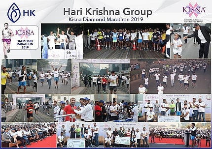Hari Krishna Exports Hosts Kisna Diamond Marathon to Promote Swachh Bharat Abhiyan