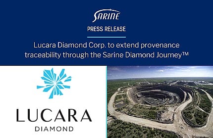 Lucara Diamond Corp Expands Collaboration with Sarine on Clara Initiative to Provenance Traceability