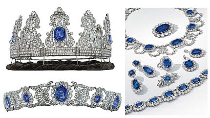 Imperial Jewels At Christie’s Geneva Princess Stephanie Napoleon Grand Duchess Of Baden’s Sapphire Parure And Sapphire Crown From Maria Ii Queen Of Portugal  