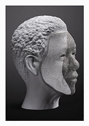 Jewellery designer tom Rucker creates bust of Nelson Mandela