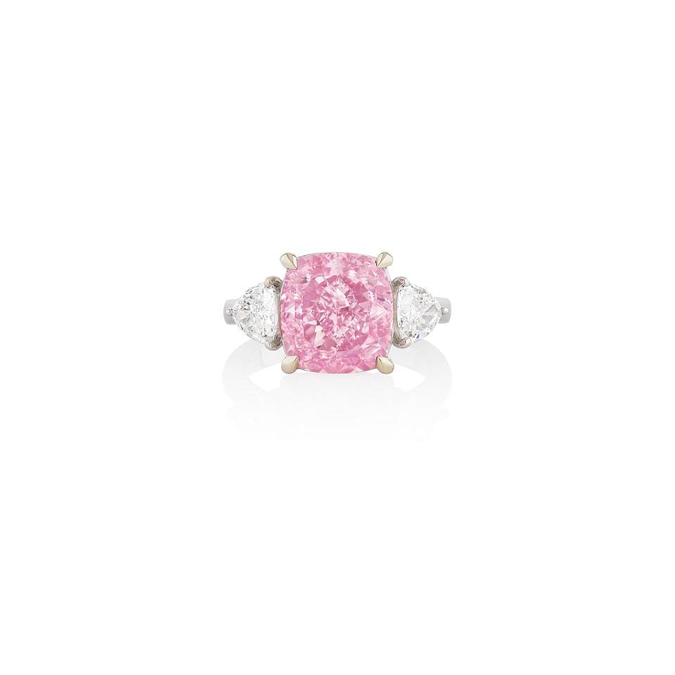 Rare 6.95-Carat Fancy Vivid Purplish Pink Diamond to Lead Phillips