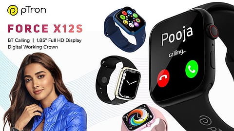 PTron Unveils Force X12S Smart Watch At 1199 