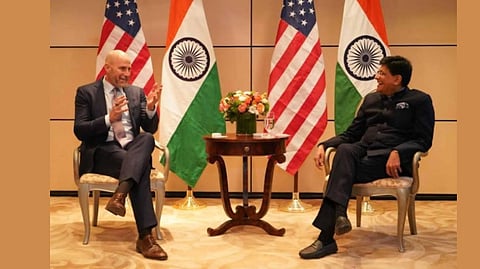 Union Minister Mr Piyush Goyal Met Etsy CEO Mr Josh Silverman in New York 