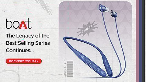 boAt Introduces New Rockerz 255 Max Neckband with 60HRS Playback