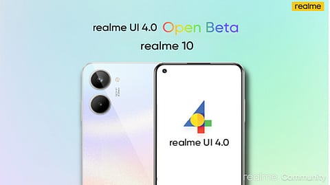 Realme Rolls Out UI 4.0 Update for Realme 10 