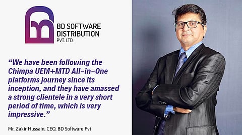 BD Software to Distribute Chimpa UEM+MTD's suite of products in Indian Market