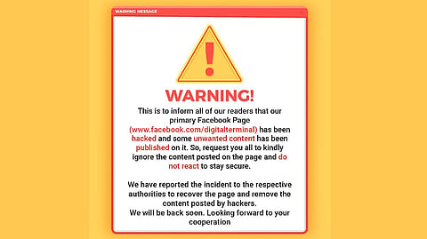 Alert: Digital Terminal Facebook Page Compromised
