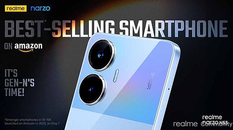 Realme’s Latest Narzo N55 Becomes Best-Selling Smartphone on Amazon