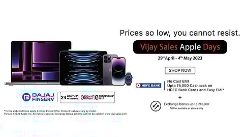 Vijay Sales is Back with Apple Days, Check All Details