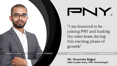 PNY On-boards Devanshu Bajpai As Sales Leader in India