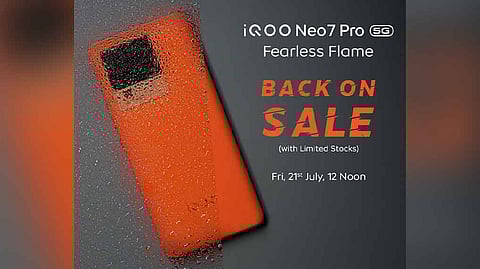 iQOO Neo 7 Pro Received Overwhelming Response in First Sale